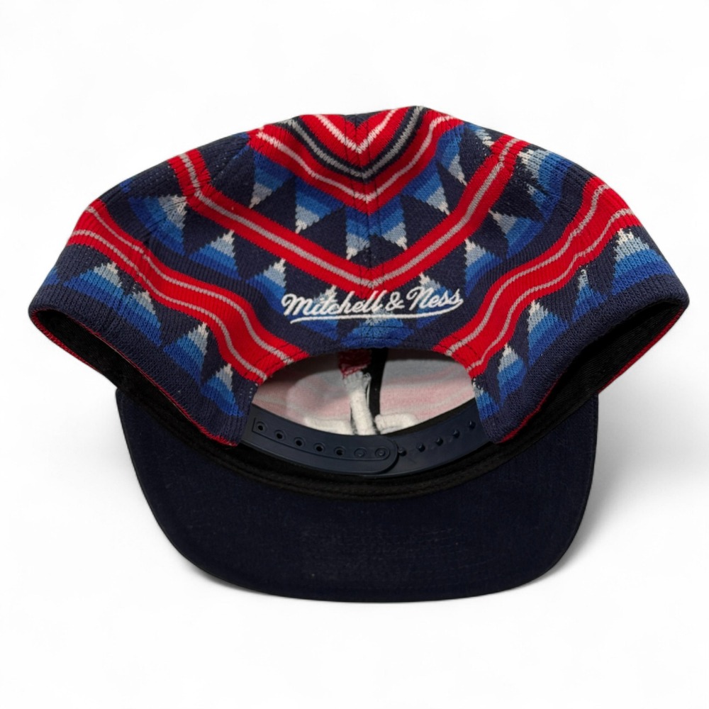 Mitchell & Ness Washington‎ Wizards NBA Hat Knit Geometric Snapback Aztec - Picture 9 of 10